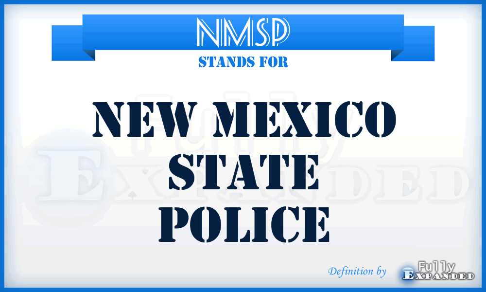 NMSP - New Mexico State Police