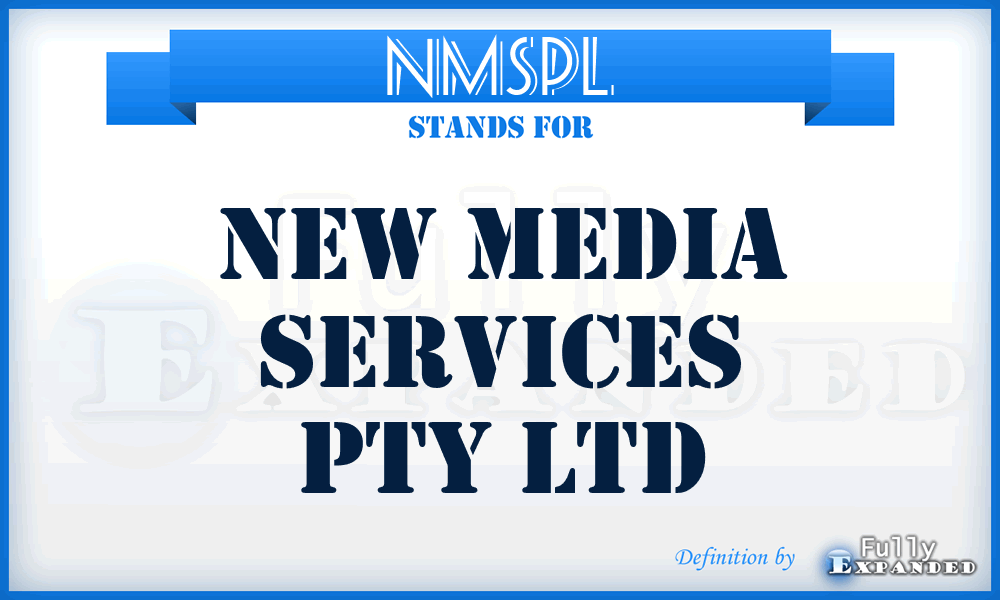 NMSPL - New Media Services Pty Ltd
