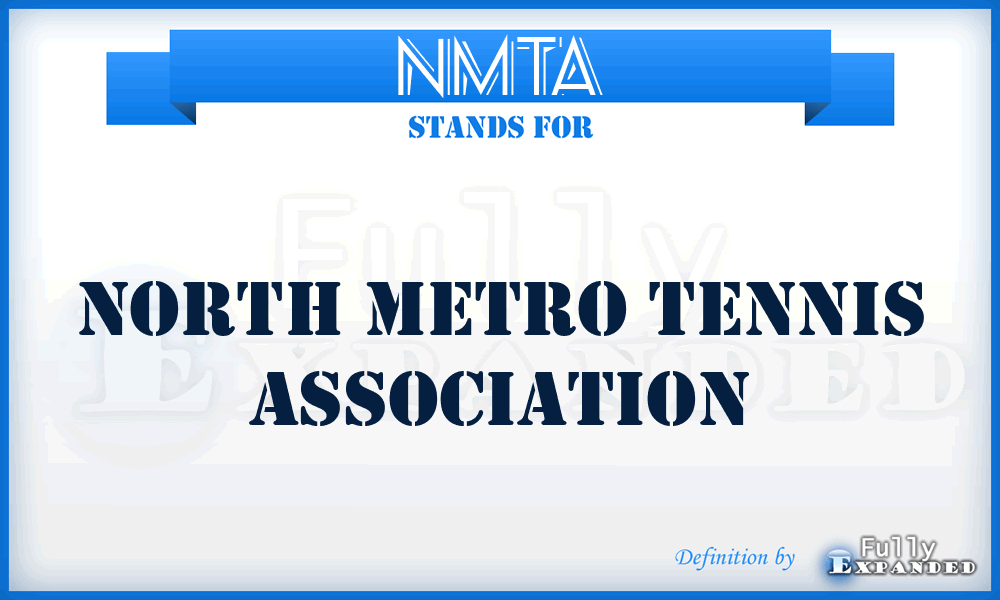 NMTA - North Metro Tennis Association