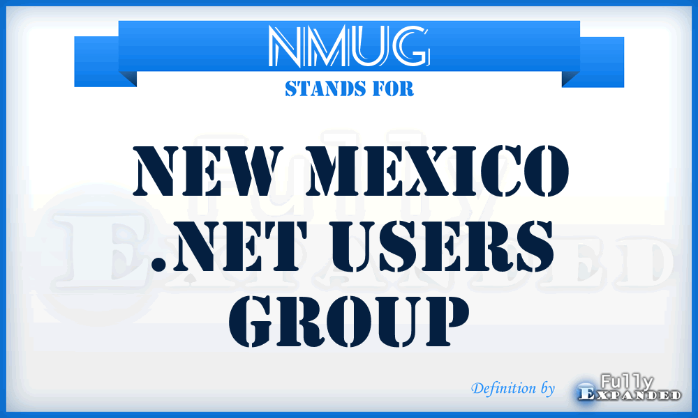NMUG - New Mexico .NET Users Group