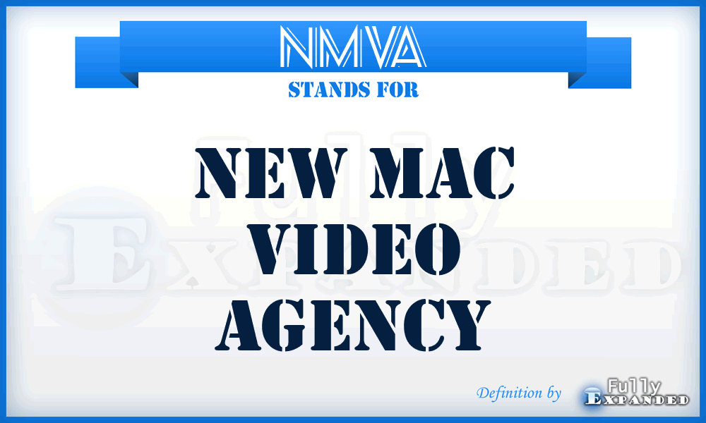 NMVA - New Mac Video Agency