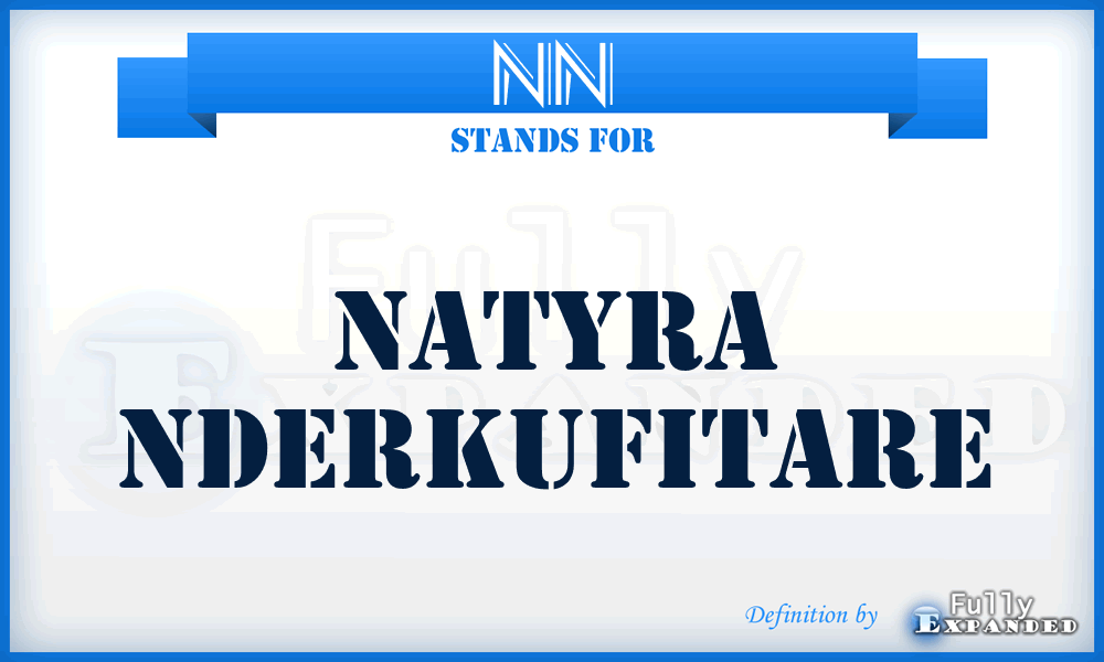 NN - Natyra Nderkufitare