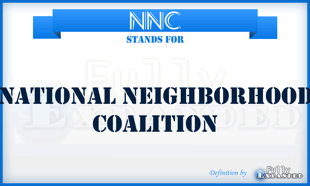 NNC - National Neighborhood Coalition