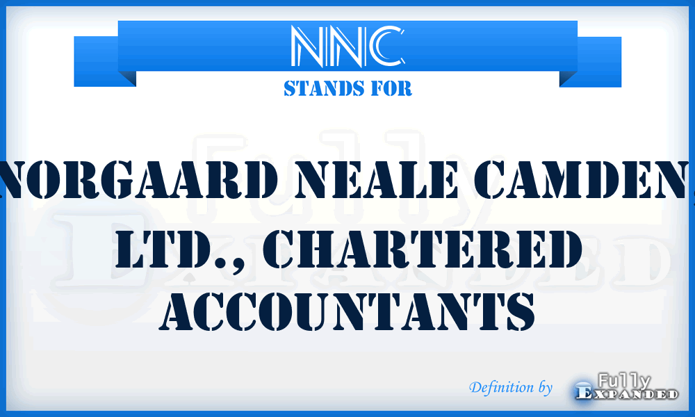 NNC - Norgaard Neale Camden, Ltd., Chartered Accountants