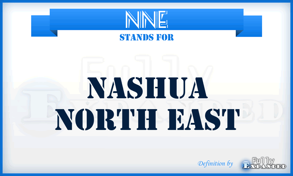 NNE - Nashua North East