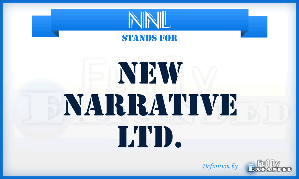 NNL - New Narrative Ltd.