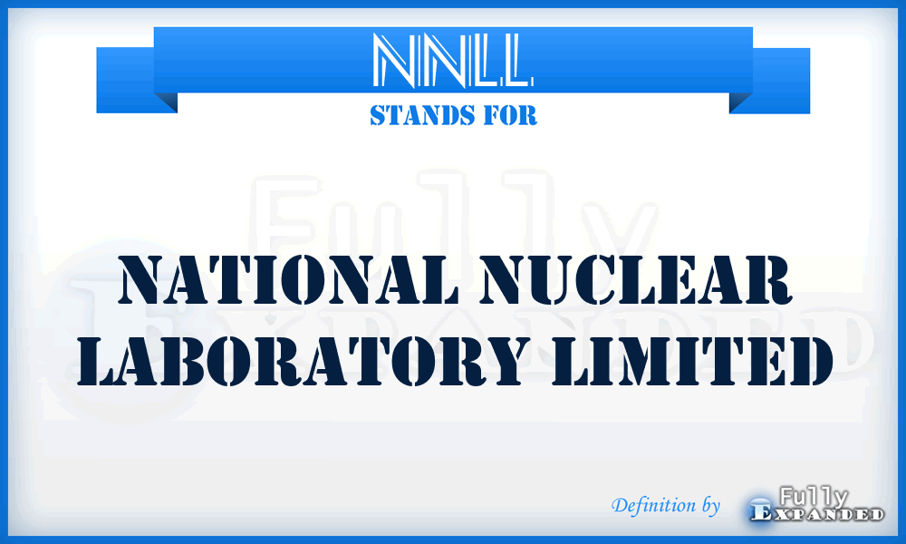 NNLL - National Nuclear Laboratory Limited