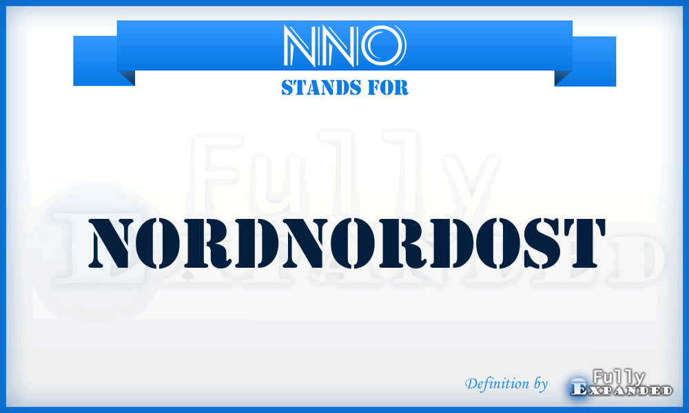 NNO - Nordnordost
