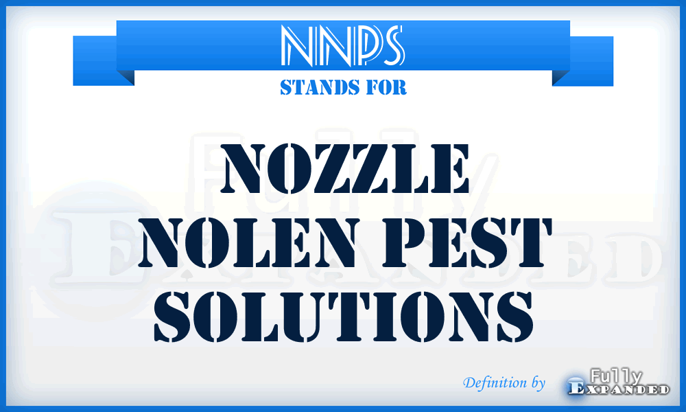 NNPS - Nozzle Nolen Pest Solutions
