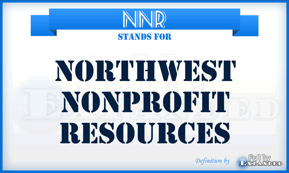 NNR - Northwest Nonprofit Resources