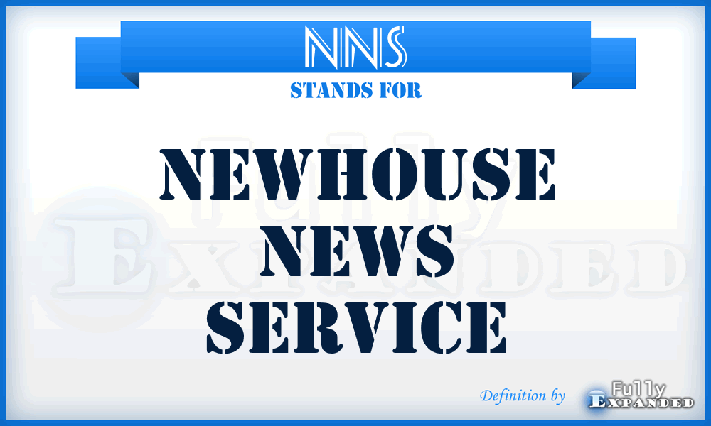 NNS - Newhouse News Service