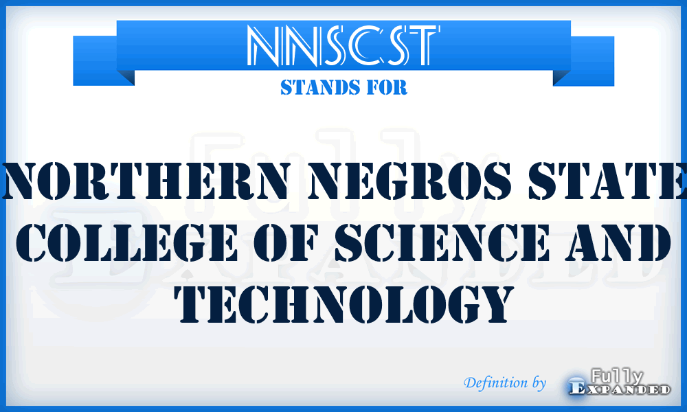 NNSCST - Northern Negros State College of Science and Technology