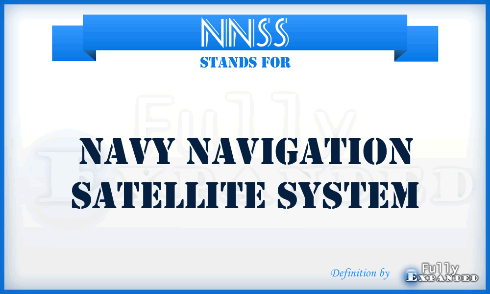 NNSS - Navy Navigation Satellite System