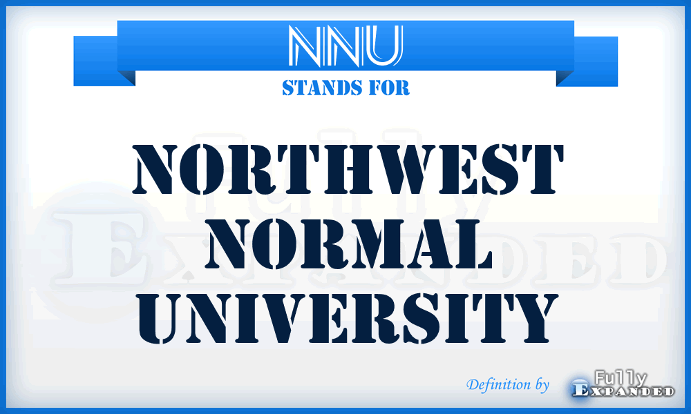 NNU - Northwest Normal University