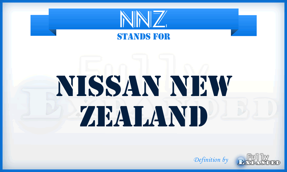 NNZ - Nissan New Zealand