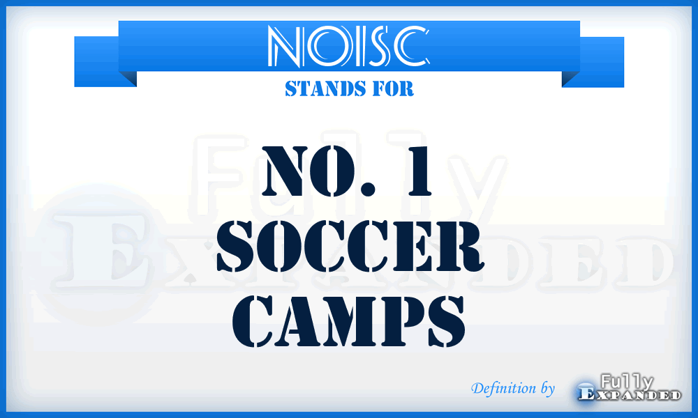 NO1SC - NO. 1 Soccer Camps