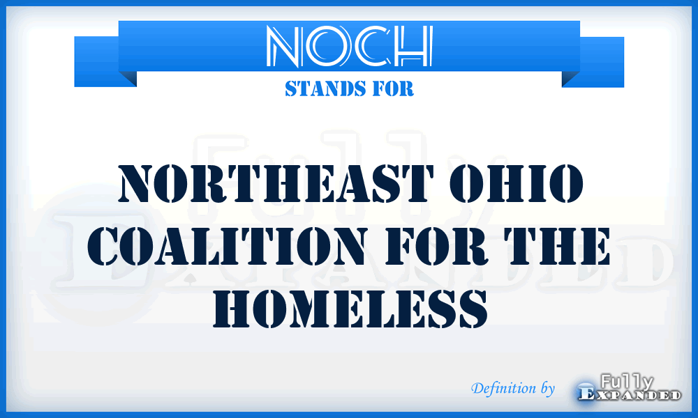NOCH - Northeast Ohio Coalition for the Homeless