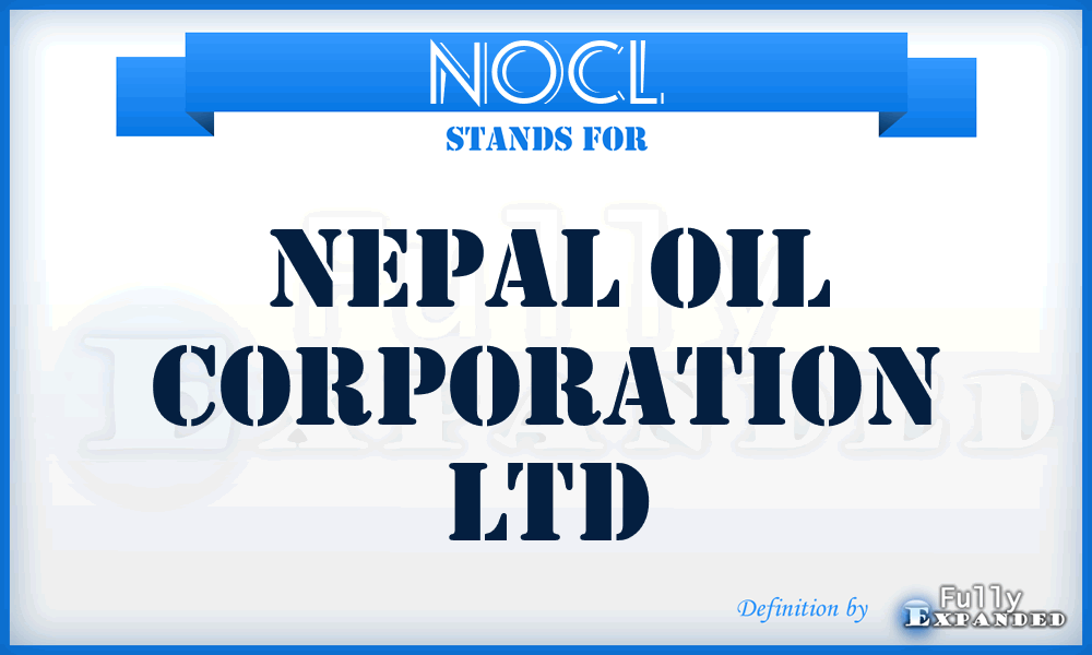 NOCL - Nepal Oil Corporation Ltd