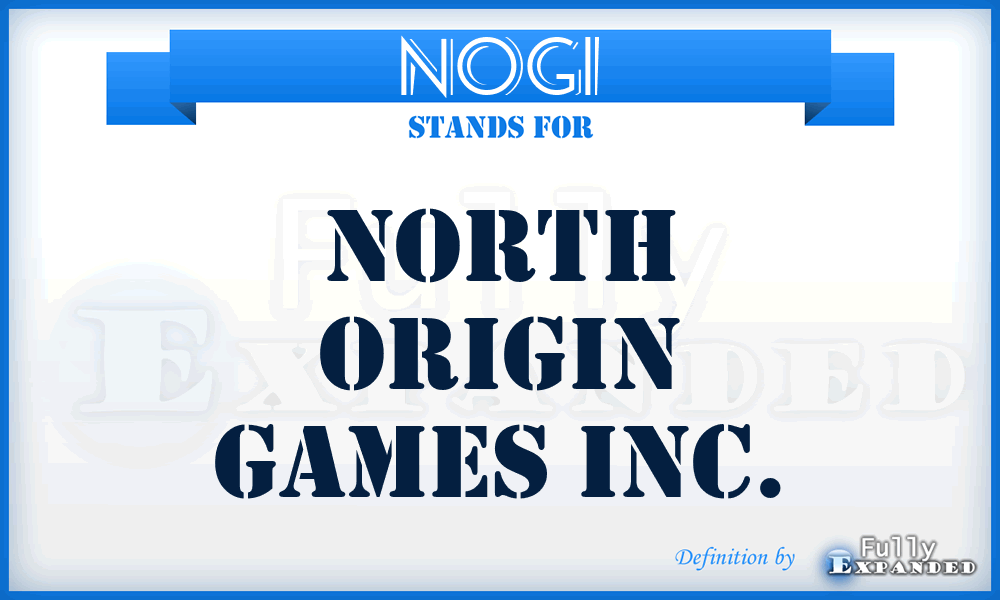 NOGI - North Origin Games Inc.