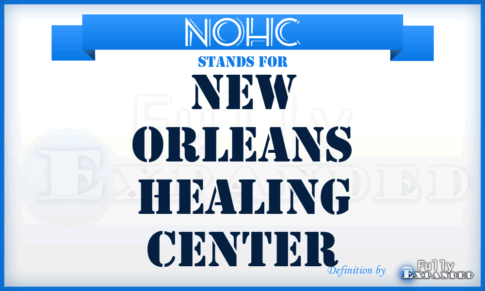 NOHC - New Orleans Healing Center