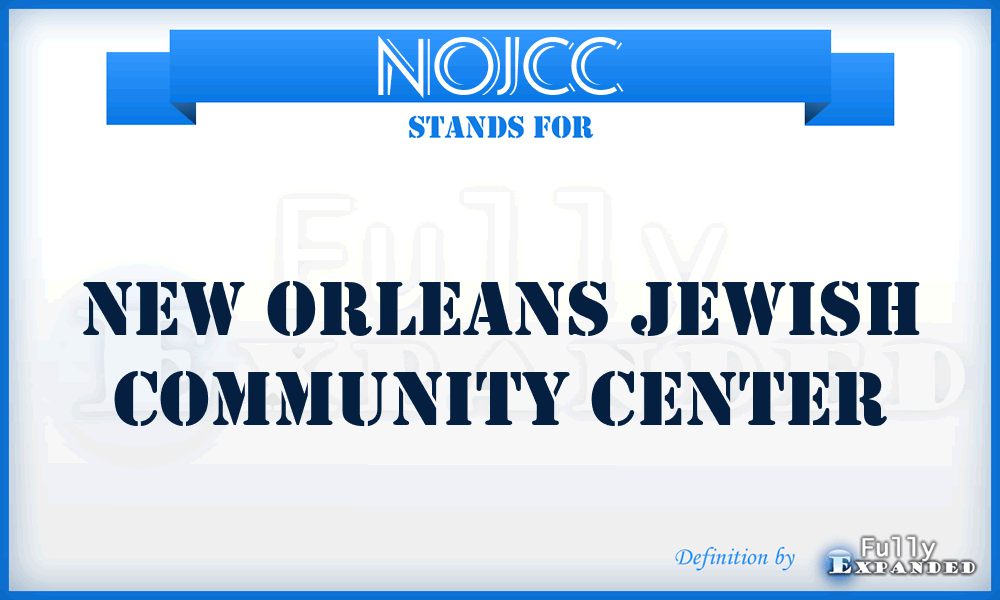 NOJCC - New Orleans Jewish Community Center