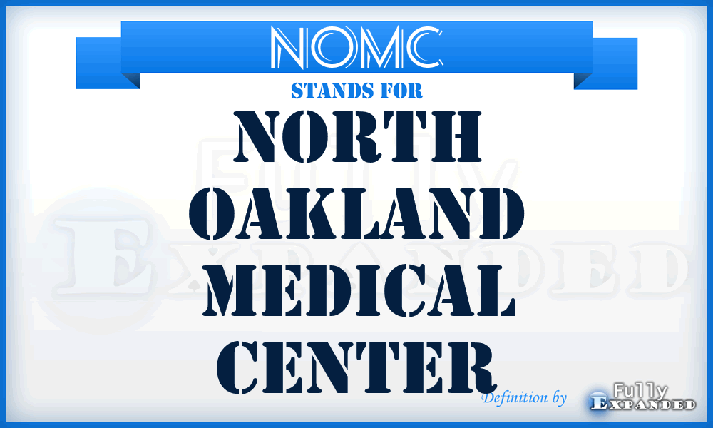 NOMC - North Oakland Medical Center
