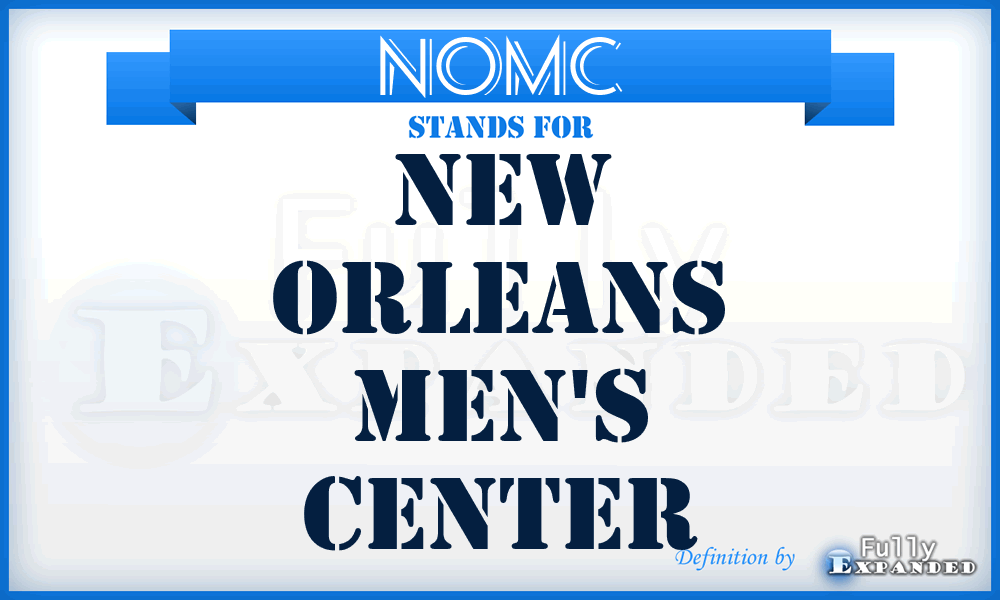 NOMC - New Orleans Men's Center