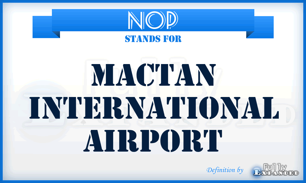 NOP - Mactan International airport