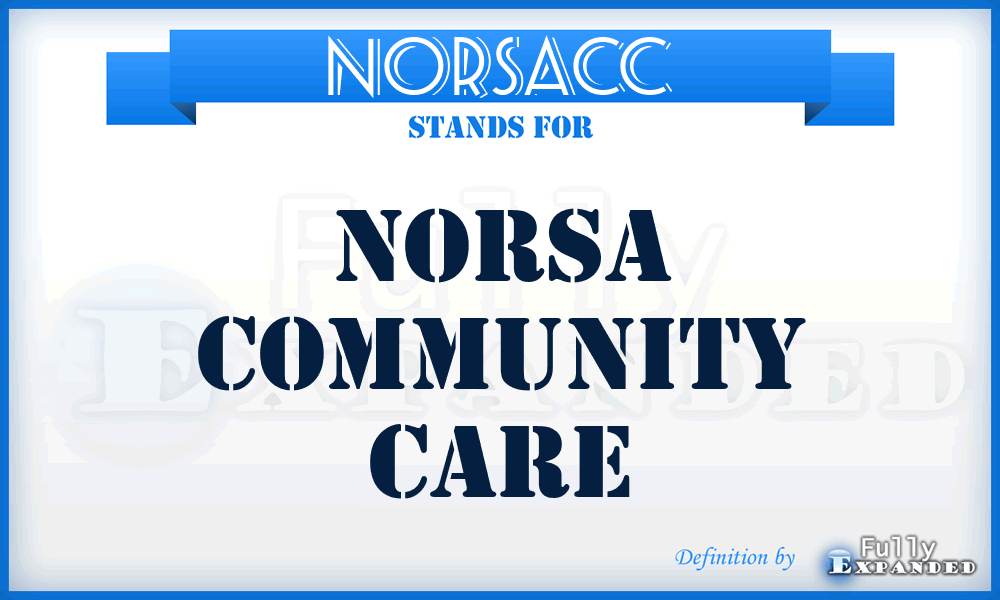 NORSACC - NORSA Community Care