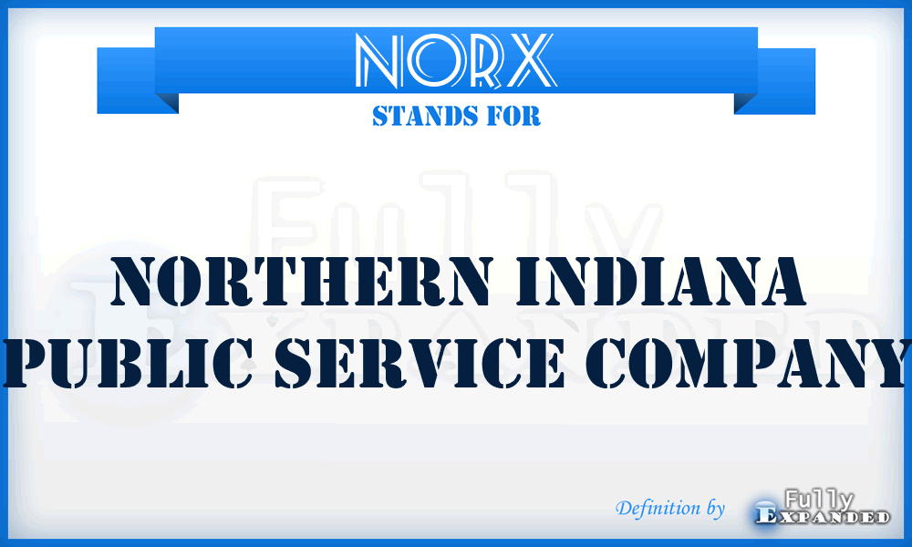 NORX - Northern Indiana Public Service Company