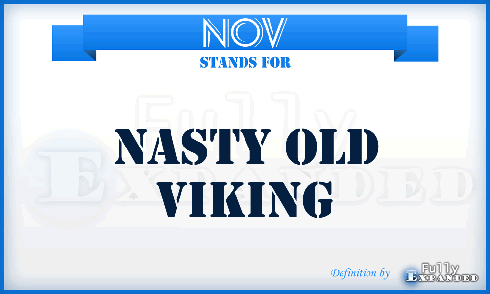 NOV - Nasty Old Viking