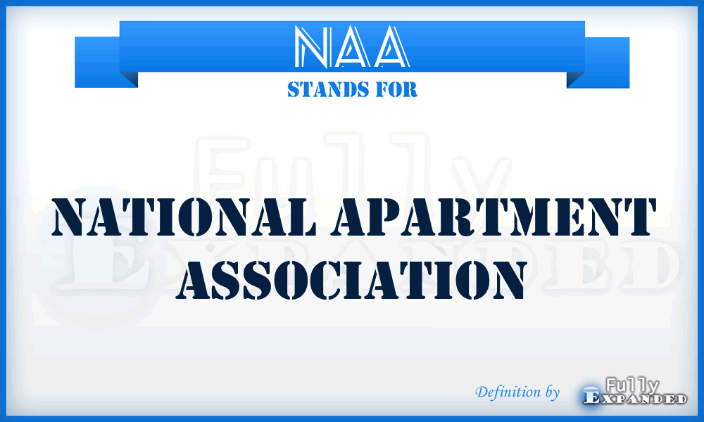 NAA - National Apartment Association