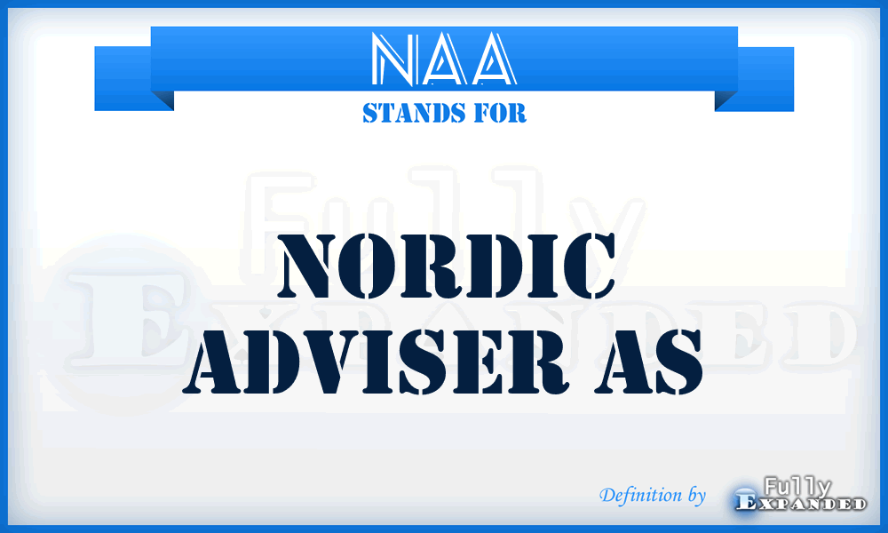 NAA - Nordic Adviser As