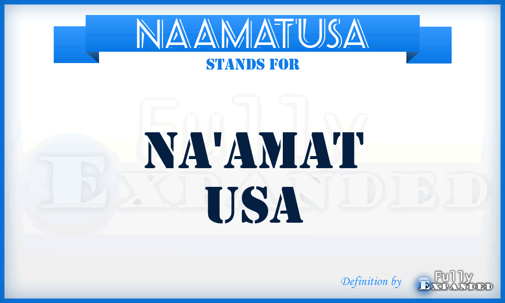 NAAMATUSA - NA'AMAT USA