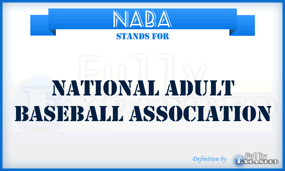 NABA - National Adult Baseball Association