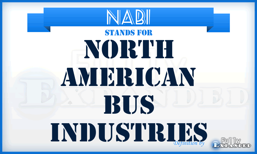 NABI - North American Bus Industries