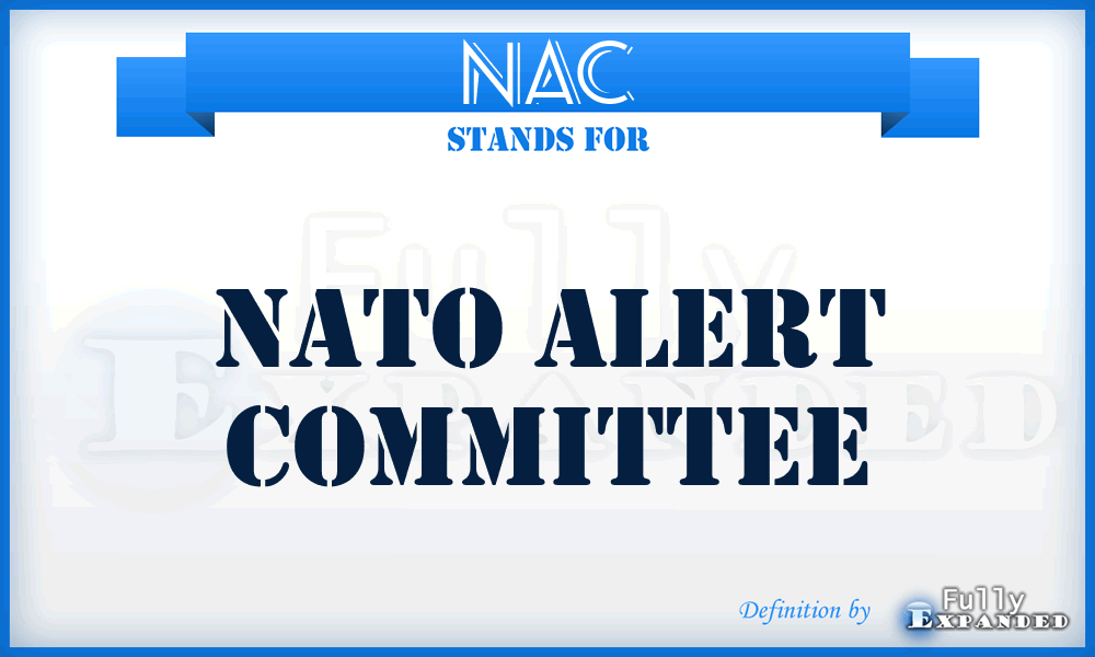 NAC - NATO Alert Committee