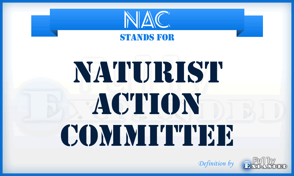 NAC - Naturist Action Committee
