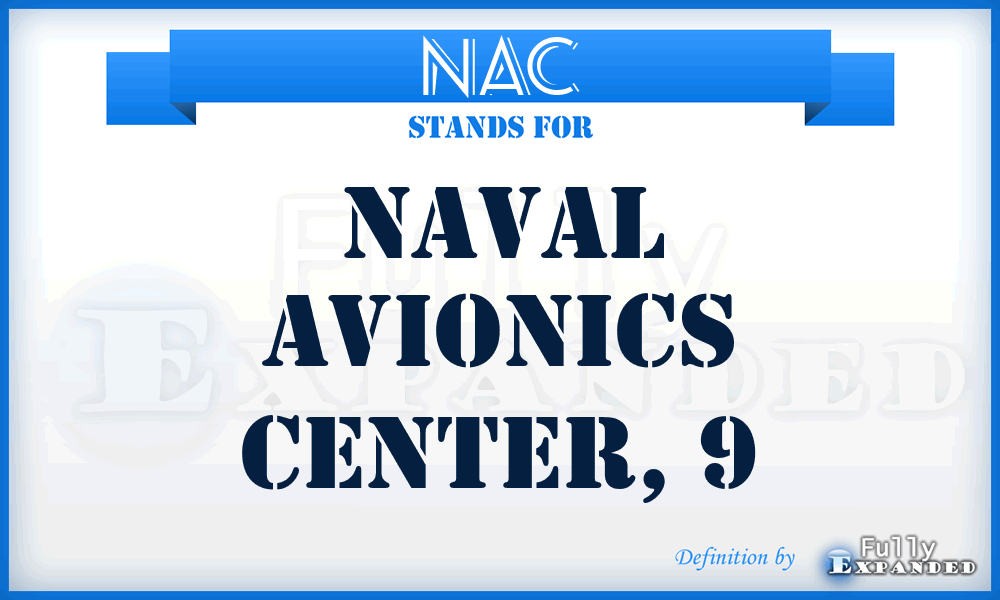 NAC - Naval Avionics Center, 9