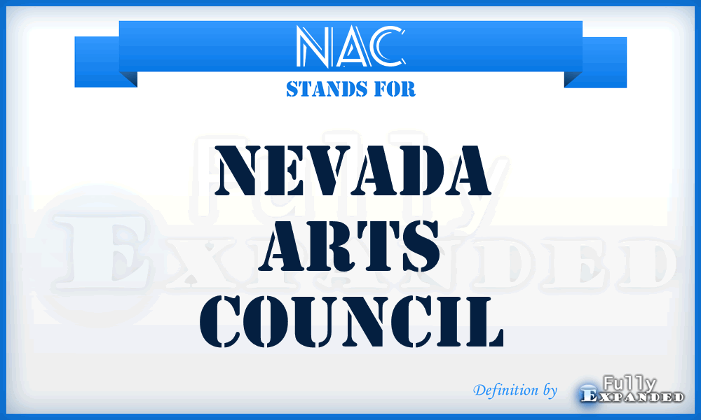 NAC - Nevada Arts Council