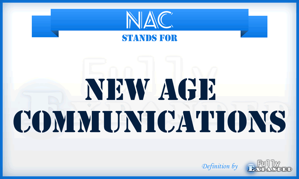 NAC - New Age Communications