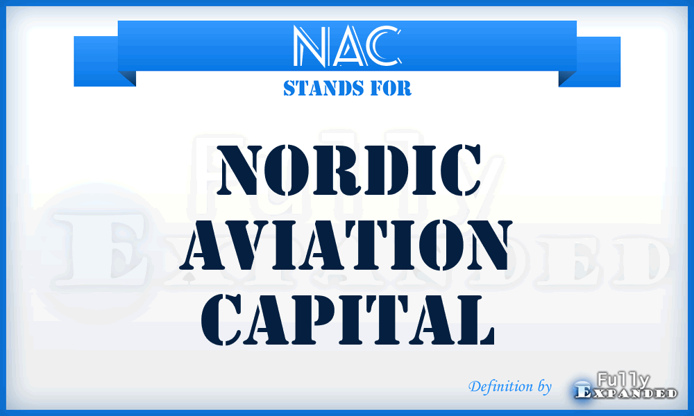 NAC - Nordic Aviation Capital