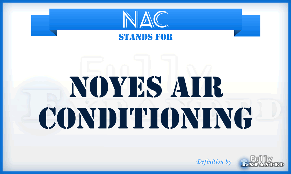 NAC - Noyes Air Conditioning