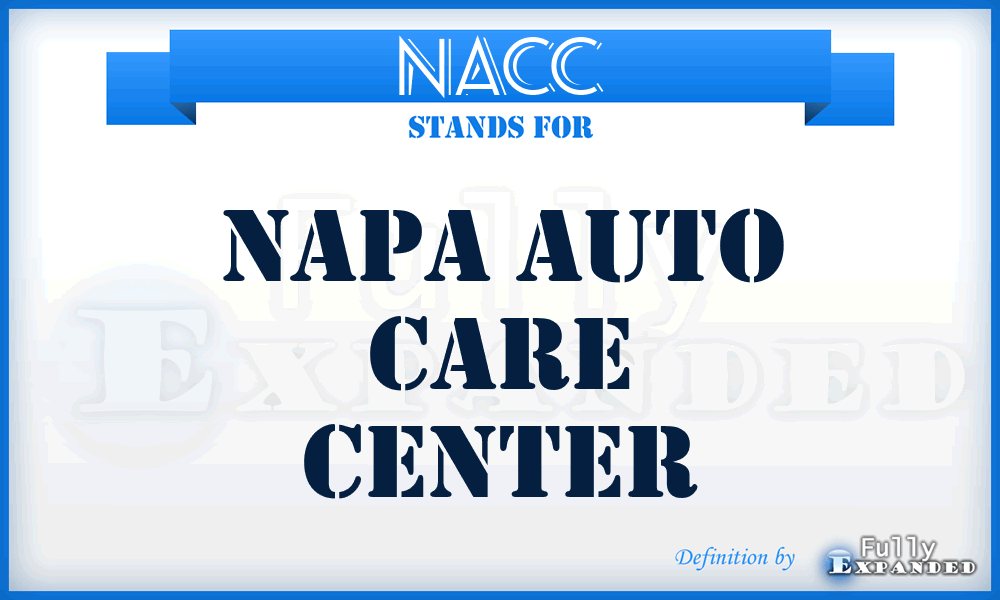 NACC - Napa Auto Care Center