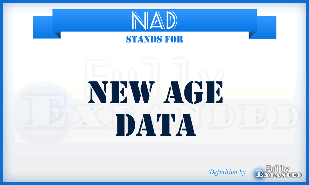NAD - New Age Data
