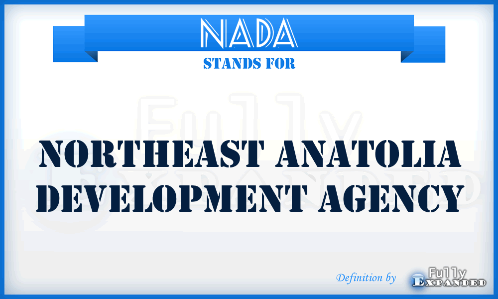 NADA - Northeast Anatolia Development Agency
