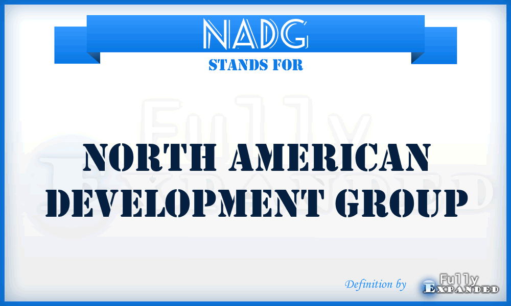 NADG - North American Development Group