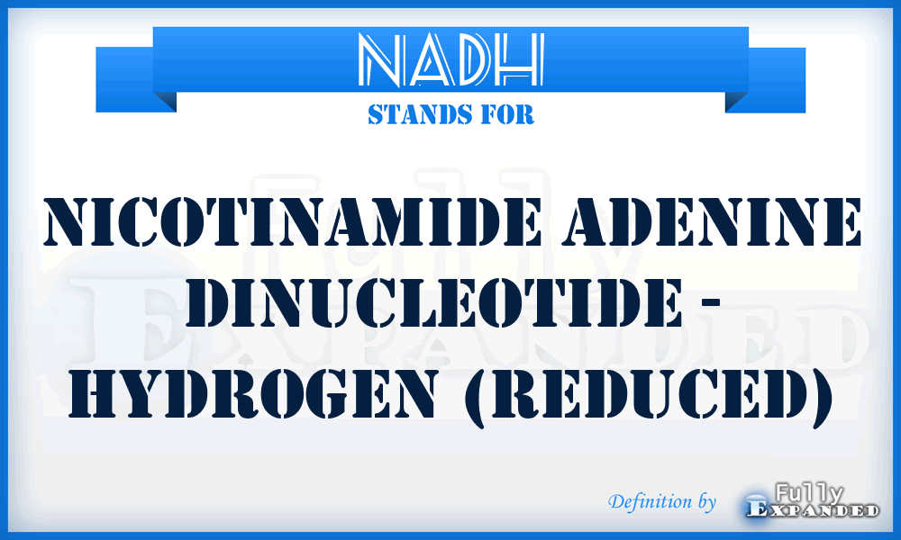 NADH - Nicotinamide Adenine Dinucleotide - Hydrogen (reduced)