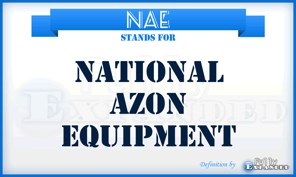 NAE - National Azon Equipment