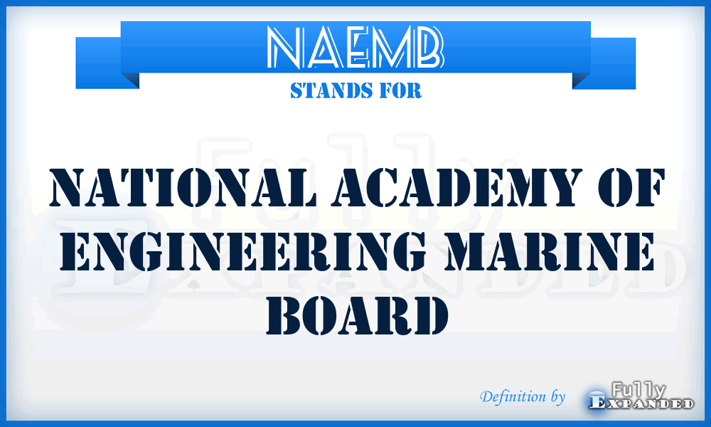 NAEMB - National Academy of Engineering Marine Board